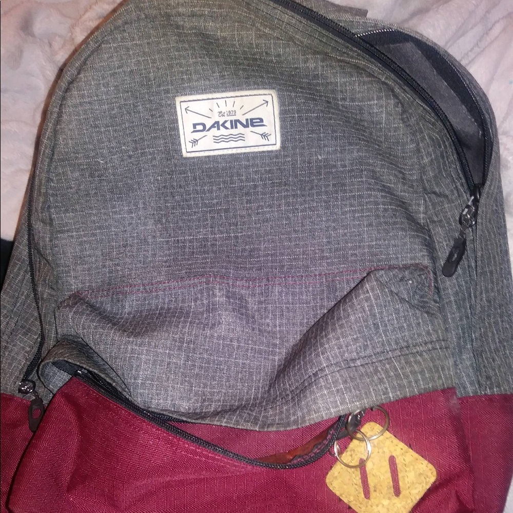 Dakine burgundy backpack